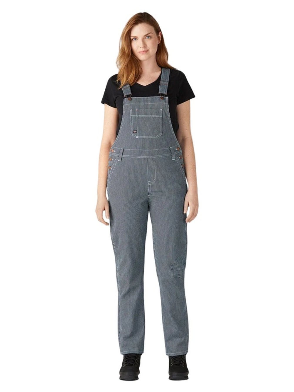 DICKIES
Women’s Hickory Stripe
Boyfriend Fit Bib
Overall Size XS